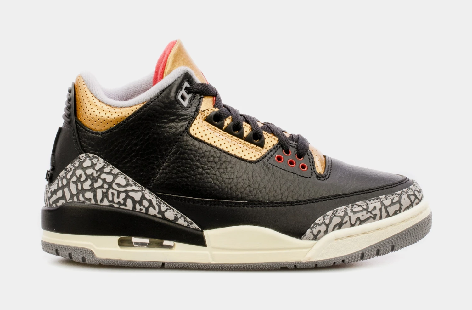 Air Jordan 3 Retro Black Gold Womens Lifestyle Shoes (Black/Brown) Free Shipping 1 Air Jordan 3 Retro Black Gold Womens Lifestyle Shoes (Black/Brown) Free Shipping