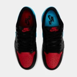 Air Jordan 1 Low OG UNC To Chicago Womens Lifestyle Shoes (Black/Red/Blue) -LittleFeet Hub Shop 07dc3bb33765a44368471cbb64541551