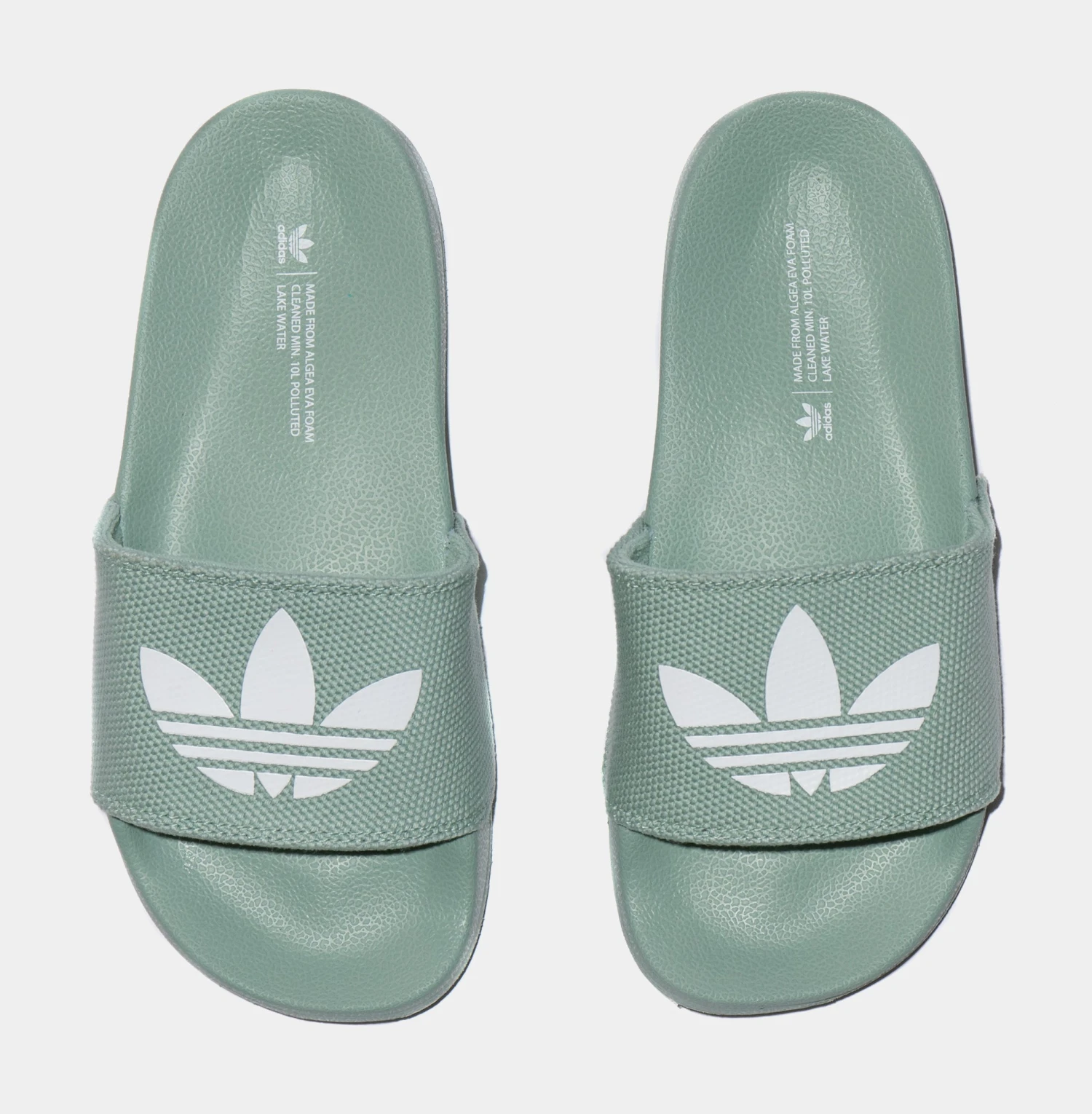 ADIDAS Adilette Lite Slides Womens Sandal (Green/White) 5 ADIDAS Adilette Lite Slides Womens Sandal (Green/White) - Image 5