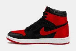Air Jordan 1 Retro Hi OG Satin Bred Womens Lifestyle Shoes (Black/Red) Free Shipping -LittleFeet Hub Shop 0e5e76ee77028369ce04197b841e2ad0