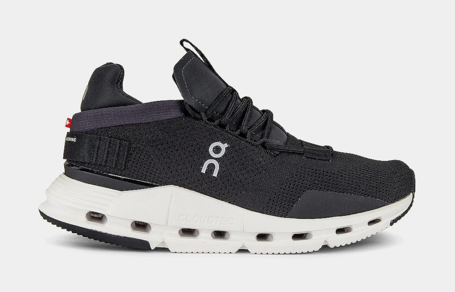 On Running Cloudnova Womens Running Shoes (Phantom/White) 1 On Running Cloudnova Womens Running Shoes (Phantom/White)