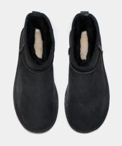 Ugg Classic Mini II Ankle Boot Womens Boots (Black) -LittleFeet Hub Shop 1c071dce5cdec52198e9bd89ed2b0aee