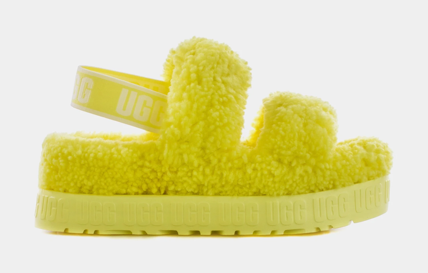 Ugg Oh Fluffita Slide Womens Sandals (Yellow) 1 Ugg Oh Fluffita Slide Womens Sandals (Yellow)