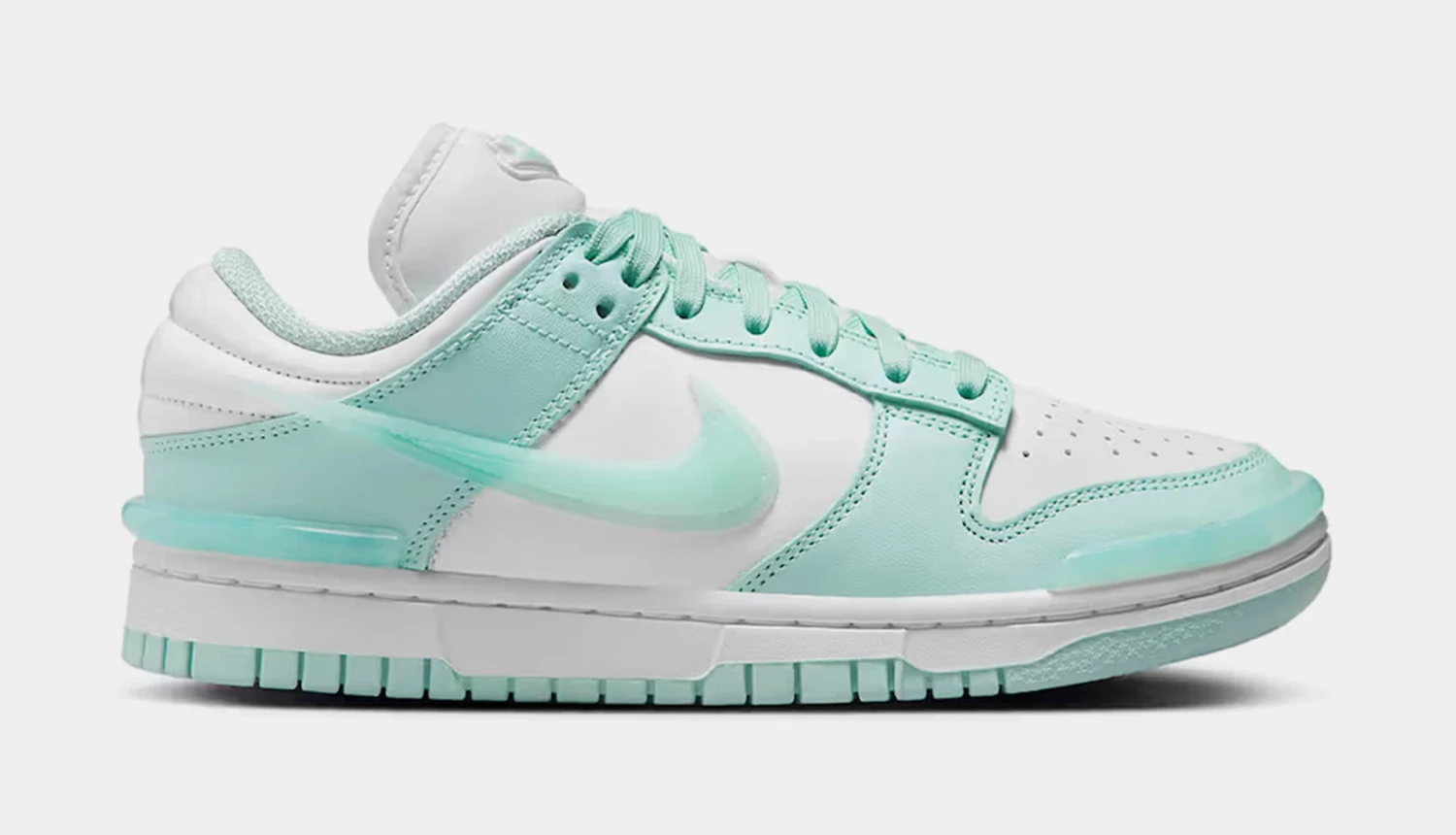 Nike Dunk Low Twist Jade Ice Womens Lifestyle Shoes (Jade Ice/White) 1 Nike Dunk Low Twist Jade Ice Womens Lifestyle Shoes (Jade Ice/White)