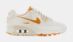 Nike Air Max 90 SE Womens Lifestyle Shoes (White/Yellow/Orange)