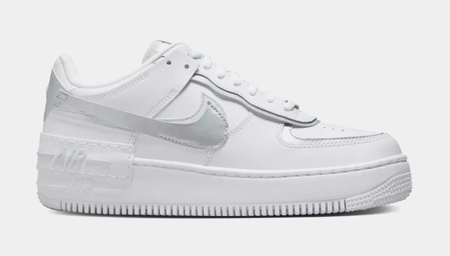 Nike Air Force 1 Shadow Womens Lifestyle Shoes (White) 1 Nike Air Force 1 Shadow Womens Lifestyle Shoes (White)