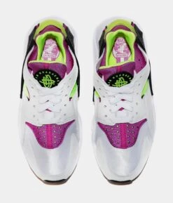 Nike Air Huarache Womens Lifestyle Shoe (White/Magenta/Black/Neon Yellow) -LittleFeet Hub Shop 28dec11775286b0dbcb07b9c2383f6c1