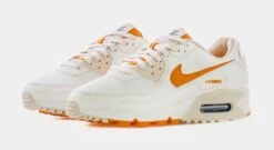 Nike Air Max 90 SE Womens Lifestyle Shoes (White/Yellow/Orange) -LittleFeet Hub Shop 302c83494ac19fa92298dbae0b6dafe2