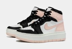 Air Jordan 1 Elevate High Atmosphere Womens Lifestyle Shoes (Pink/Black) -LittleFeet Hub Shop 4e987ba954f0e6fe2baa96c7a39e6720