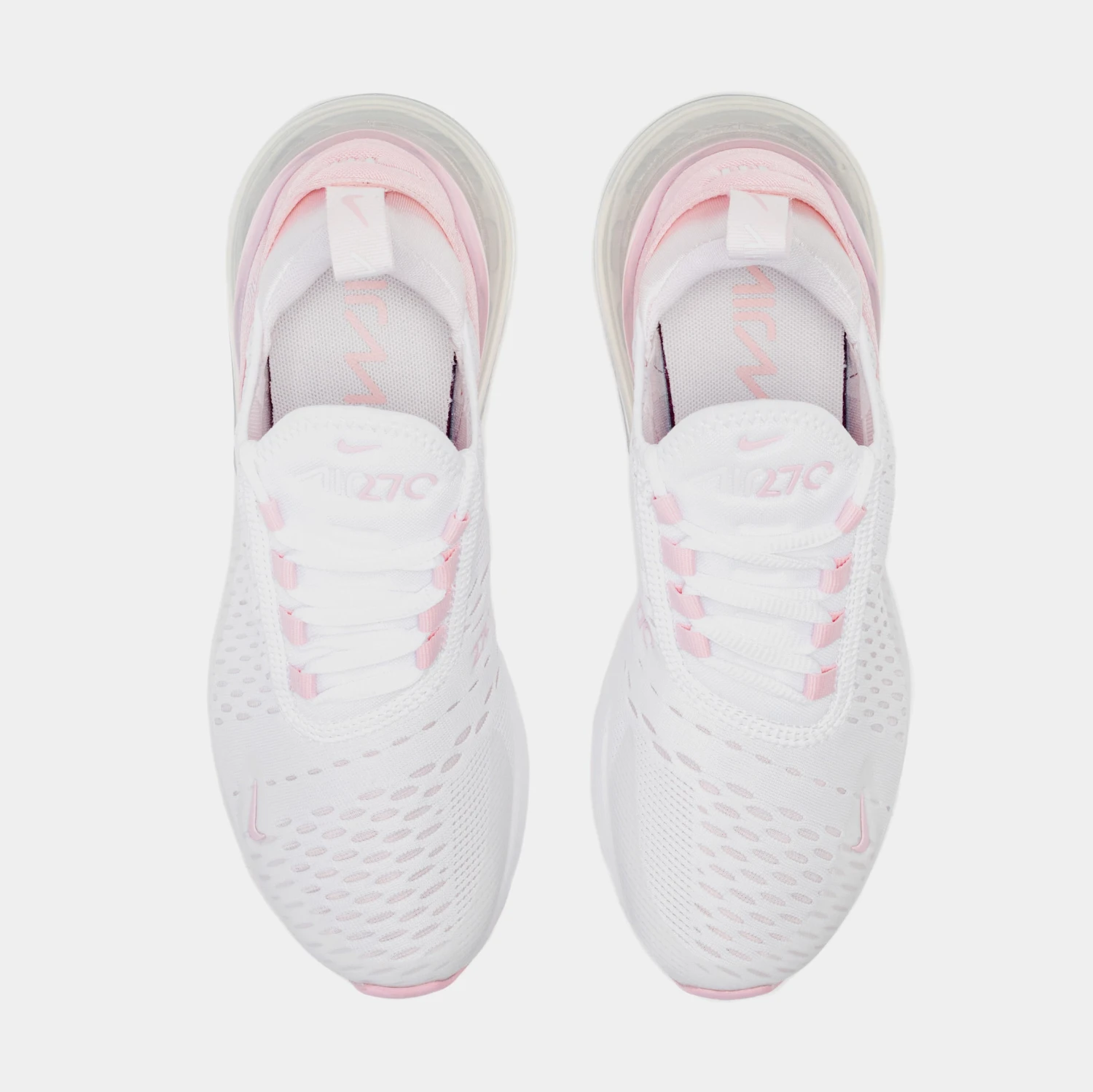 Nike Air Max 270 Womens Running Shoes (White/Pink) 5 Nike Air Max 270 Womens Running Shoes (White/Pink) - Image 5
