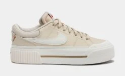 Nike Court Legacy Lift Womens Lifestyle Shoes (Beige)
