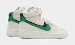 Nike Air Force 1 High 82 Womens Lifestyle Shoes (White/Green) -LittleFeet Hub Shop 73d4d7bccf4973cc48e5fef53f715304