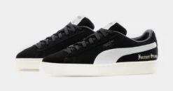 Puma Forever Stronger Suede X Lauren London Womens Lifestyle Shoe (Black/White) -LittleFeet Hub Shop 7436c07d73105872ac135ff77bb970a1