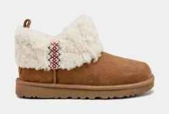 Ugg Ultra Mini Braid Womens Boots (Brown)