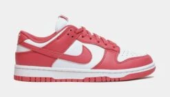 Nike Dunk Low Archeo Pink Womens Lifestyle Shoes (White/Archeo Pink) Limit One Per Customer
