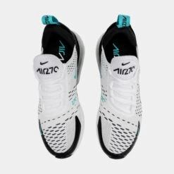 Nike Air Max 270 Womens Running Shoes (White/Black) -LittleFeet Hub Shop 7f977ab21a2eda19fea51194150cc4ba