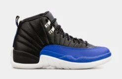 Air Jordan 12 Retro Hyper Royal Womens Lifestyle Shoes (Black/Blue) Free Shipping