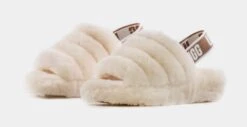 Ugg Fluff Yeah Womens Slide Sandals (Beige) -LittleFeet Hub Shop 894a947afd6103cd188445d1a41218f8