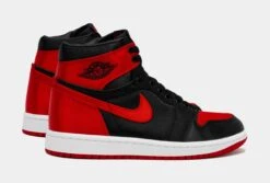 Air Jordan 1 Retro Hi OG Satin Bred Womens Lifestyle Shoes (Black/Red) Free Shipping -LittleFeet Hub Shop 8b709d4ff1b624271026cf294d804d4b