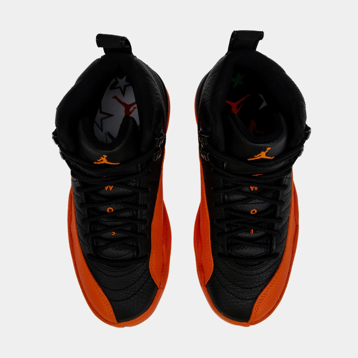 Air Jordan 12 Retro Brilliant Orange Womens Lifestyle Shoes (Black/Orange) 5 Air Jordan 12 Retro Brilliant Orange Womens Lifestyle Shoes (Black/Orange) - Image 5