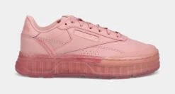 Reebok Club C Double Geo Womens Lifestyle Shoes (Pink)