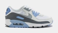 Nike Air Max 90 Cobalt Bliss Womens Running Shoes (White/Blue)
