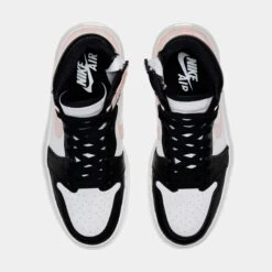 Air Jordan 1 Elevate High Atmosphere Womens Lifestyle Shoes (Pink/Black) -LittleFeet Hub Shop 9371ab46db405ea0eb5b33561e5b8736