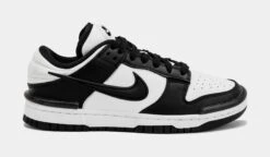 Nike Dunk Low Twist Panda Womens Lifestyle Shoes (Black/White)