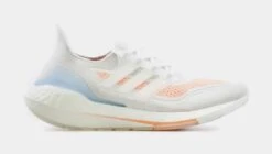 ADIDAS Ultraboost 21 Womens Running Shoe (White/Pink)