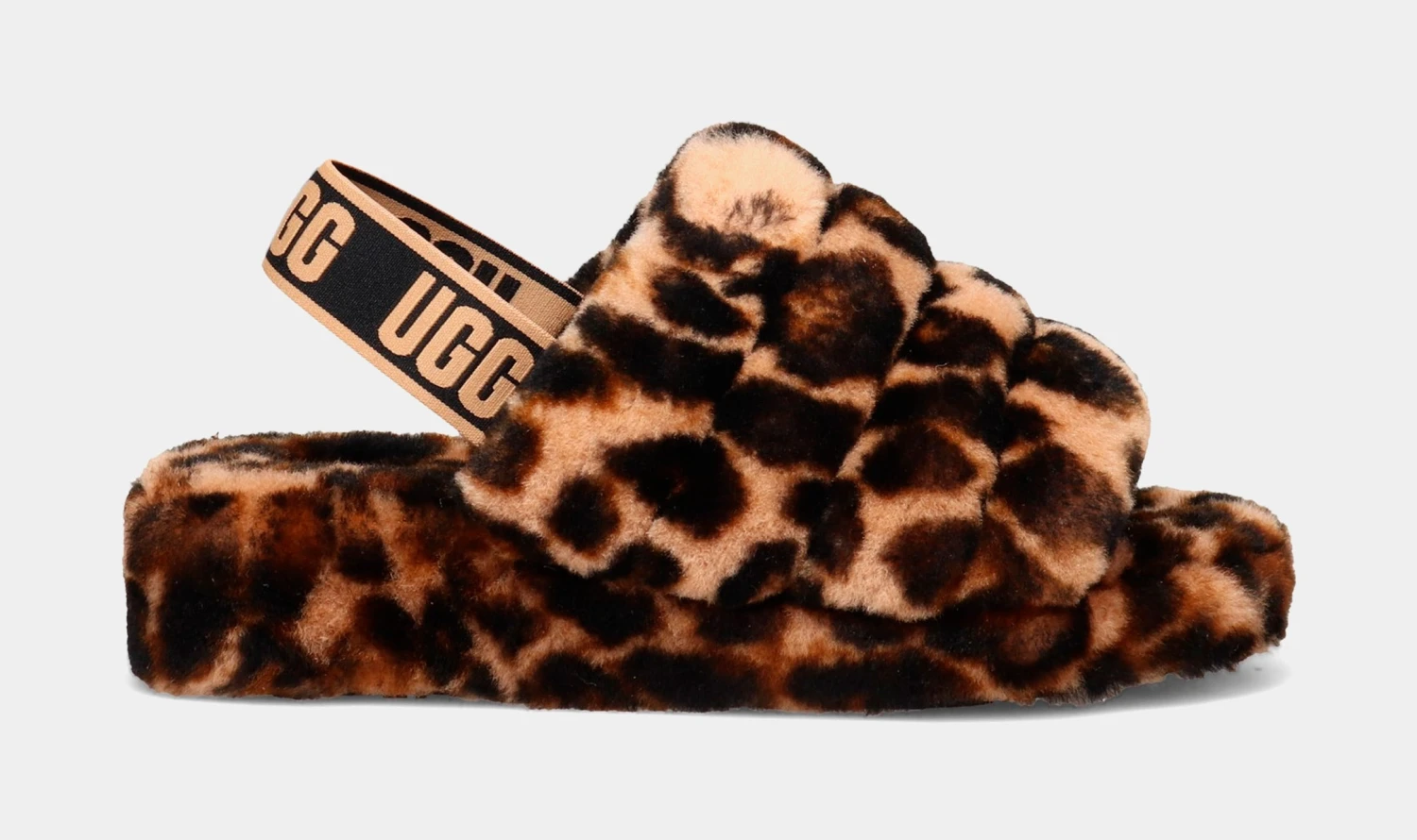 Ugg Fluff Yeah Womens Sandals (Brown/Black) 1 Ugg Fluff Yeah Womens Sandals (Brown/Black)