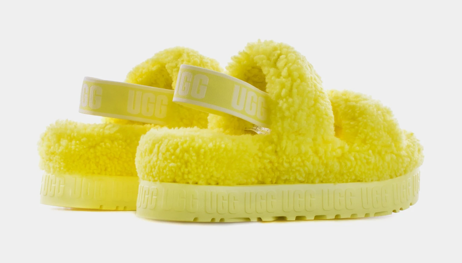 Ugg Oh Fluffita Slide Womens Sandals (Yellow) 6 Ugg Oh Fluffita Slide Womens Sandals (Yellow) - Image 6