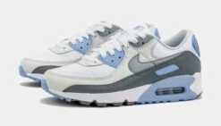 Nike Air Max 90 Cobalt Bliss Womens Running Shoes (White/Blue) -LittleFeet Hub Shop 98013f81c76549720435d8fec522a215