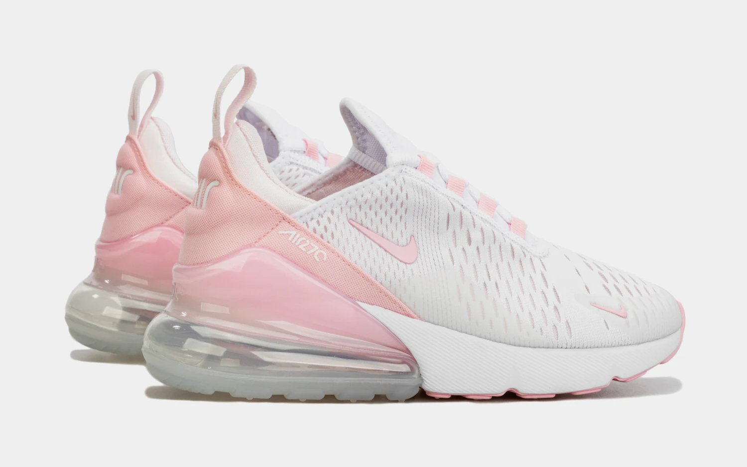 Nike Air Max 270 Womens Running Shoes (White/Pink) 6 Nike Air Max 270 Womens Running Shoes (White/Pink) - Image 6