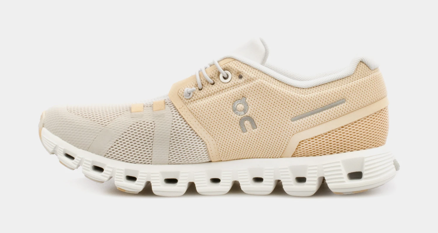 On Running Cloud 5 Fuse Womens Running Shoes (Savannah/Pearl) 2 On Running Cloud 5 Fuse Womens Running Shoes (Savannah/Pearl) - Image 2