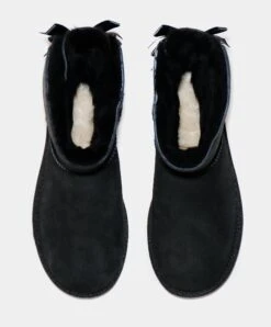 Ugg Bailey Bow II Boot Womens Boots (Black) -LittleFeet Hub Shop abcc70dc7619a0f3f36dcd7ed639b1f9