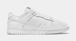 Nike Dunk Low Triple White Womens Lifestyle Shoes (White)