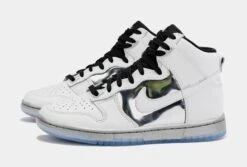 Nike Dunk High SE Womens Lifestyle Shoes (White/Silver) -LittleFeet Hub Shop b28635200c6d7b861c91b5fd067d15af