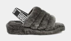 Ugg Fluff Yeah Womens Sandals (Grey)