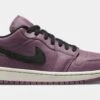 Air Jordan 1 Low Mulberry Womens Lifestyle Shoes (Light Mulberry/Black) Free Shipping