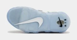 Nike Air More Uptempo White Metallic Womens Basketball Shoes (White/Grey) -LittleFeet Hub Shop c6b0b8efd4aa619d7e46fc1d026829df