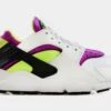 Nike Air Huarache Womens Lifestyle Shoe (White/Magenta/Black/Neon Yellow)