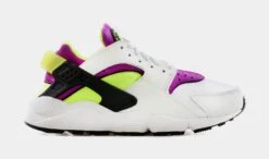 Nike Air Huarache Womens Lifestyle Shoe (White/Magenta/Black/Neon Yellow)