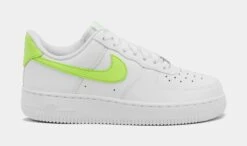 Nike Air Force 1 '07 Lime Womens Lifestyle Shoes (White/Lime Green)