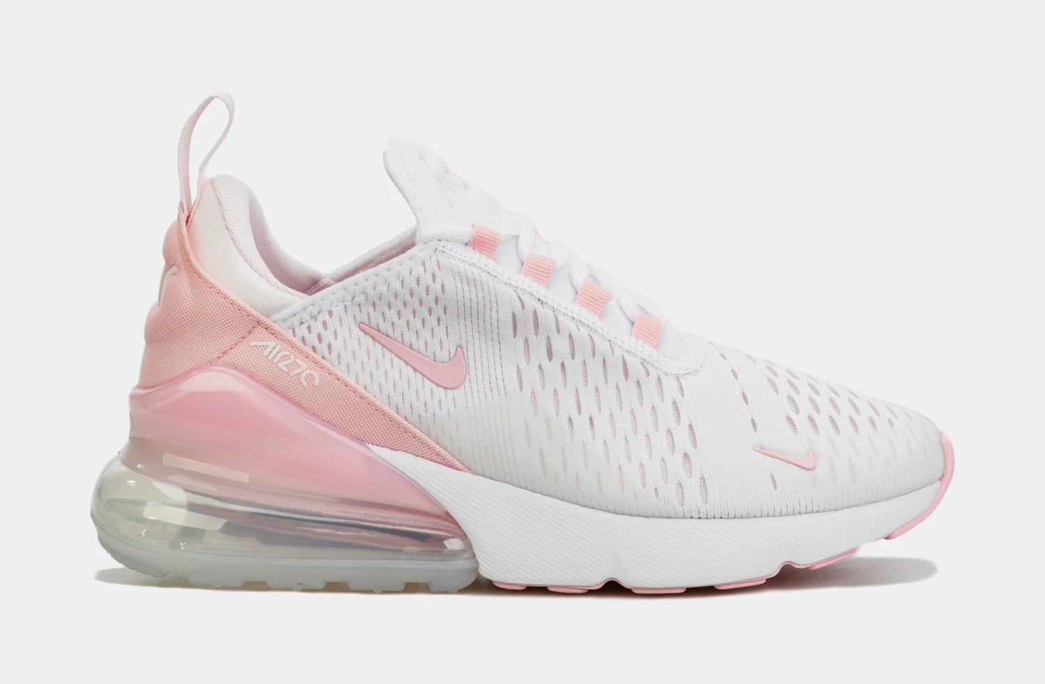Nike Air Max 270 Womens Running Shoes (White/Pink) 1 Nike Air Max 270 Womens Running Shoes (White/Pink)