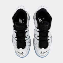 Nike Air More Uptempo White Metallic Womens Basketball Shoes (White/Grey) -LittleFeet Hub Shop d782865fff9822464749a173fb62c73f