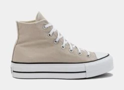 Converse Chuck Taylor All Star Lift Womens Lifestyle Shoes (Beige)